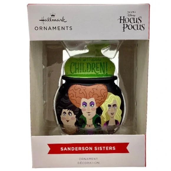 Hallmark Disney’s Hocus-Pocus “Sanderson Sisters Cauldron” Christmas Ornament - Picture 7 of 12